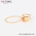 15429 xuping chaud nouvelle production super populaire perle 18 k or doigt anneau accessoires pour femmes bijoux